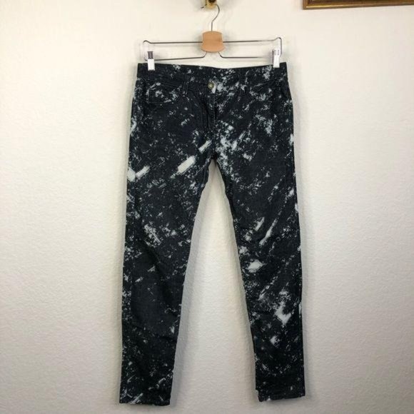 Sandro Rescue Tie Dye Acid Dip Corduroy Jeans - Picture 1 of 6